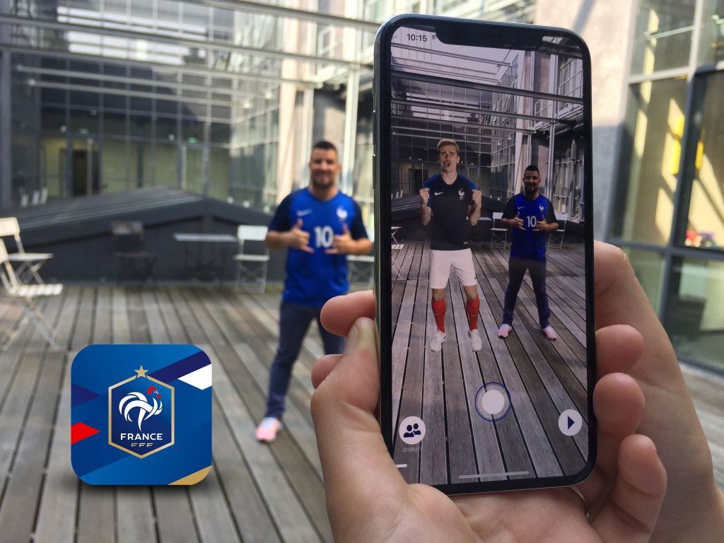 HoloBleus FFF — fonctionnalité réalité augmentée Euro 2016