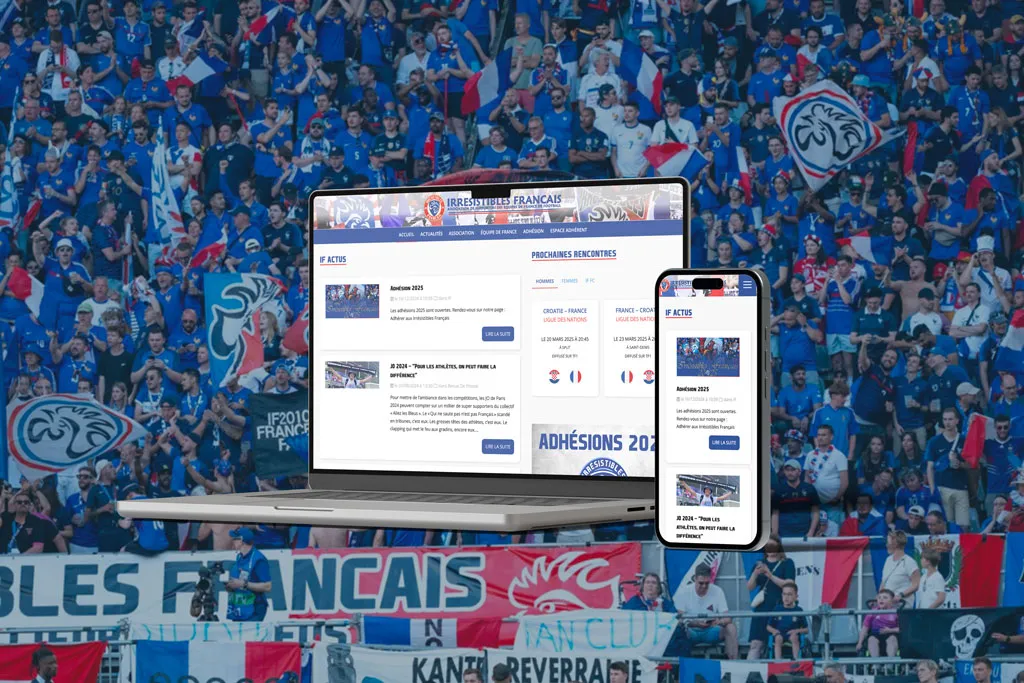 Les Irrésistibles Français — Plateforme communautaire supporters