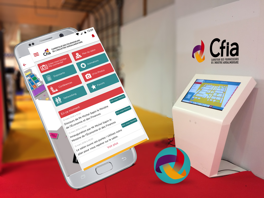 Salon CFIA Rennes — application mobile en situation — Wazapp × Mobivent