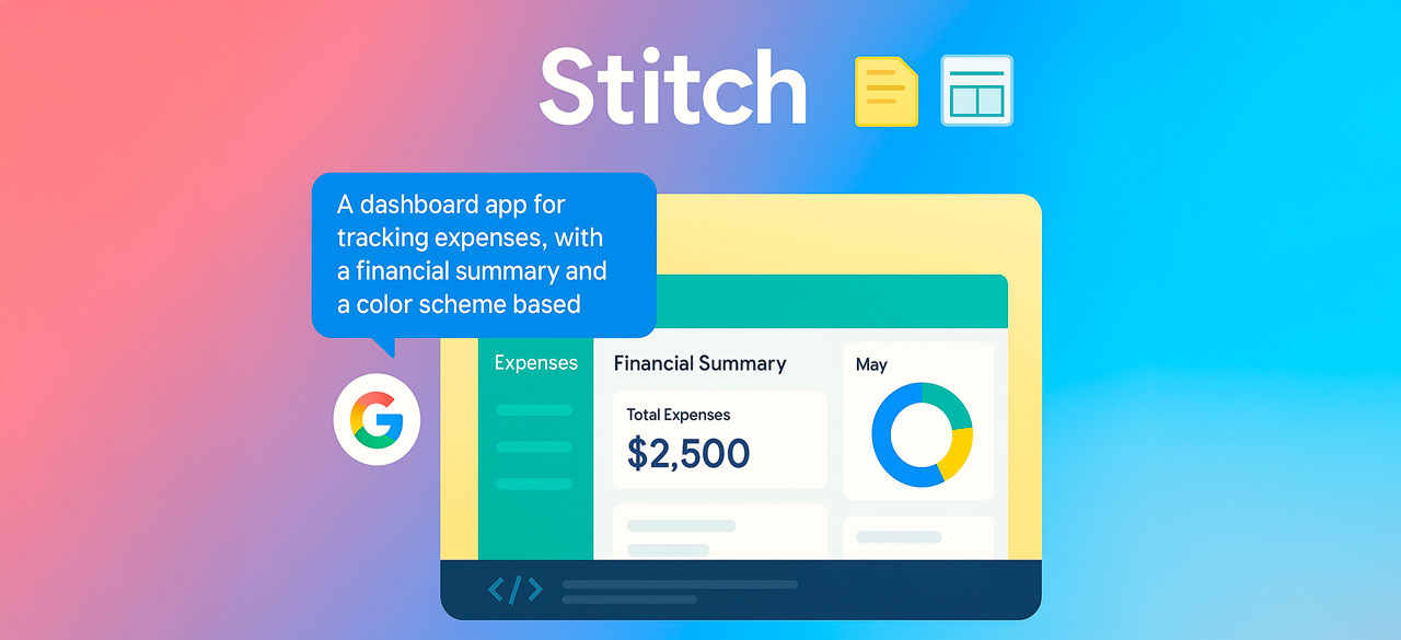 Article de présentation de Google Stitch, l'outil IA qui va revolutionner la création d'interfaces par Thomas Dutrieux