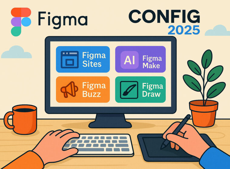Illustration des nouveautés Figma annoncées lors de la Config 2025 du 6 au 8 Mai 2025. Article rédigé par Thomas Dutrieux