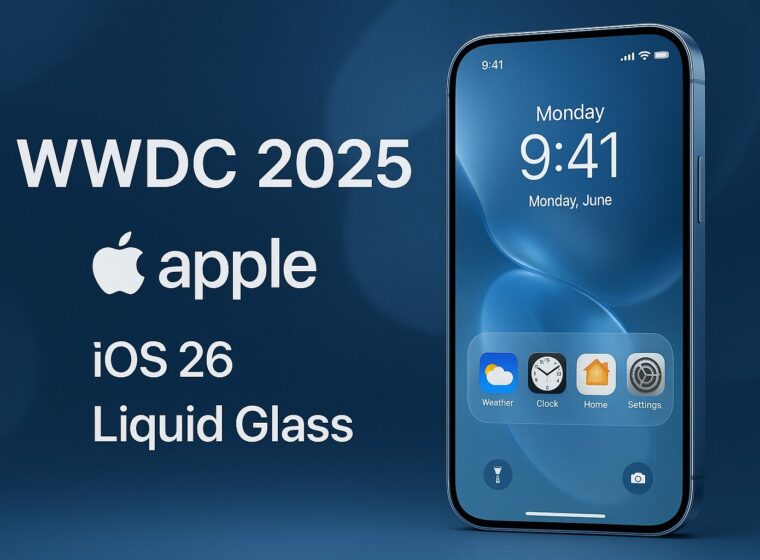 Liquid Glass UI WWDC 2025 Apple smartphone transparent presenté par Thomas Dutrieux